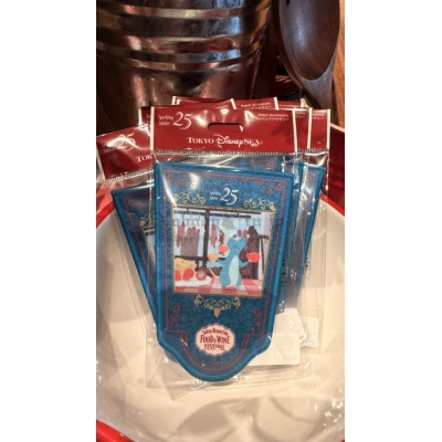 迪士尼樂園海洋美食美酒節系列料理鼠王小米旗幟別針