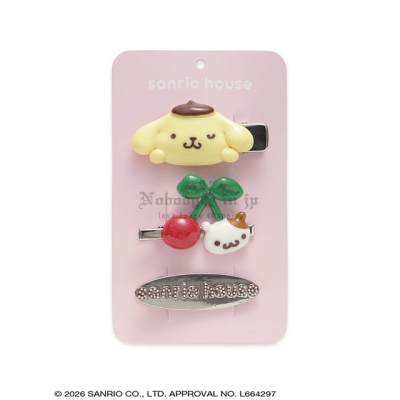 Sanrio house 3入髮夾組