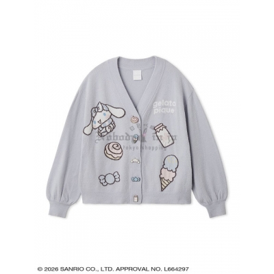 Sanrio house x gelato pique 聯名柔滑開襟羊毛衫