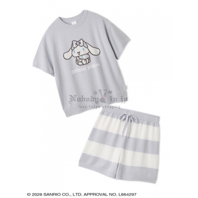 Sanrio house x gelato pique聯名短袖上衣 + 短褲組