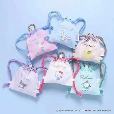 Sanrio After school memories 系列登山扣束口掛包