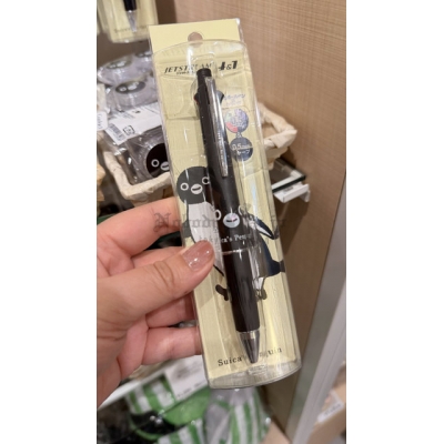 Suica企鵝四色原子筆＋自動鉛筆