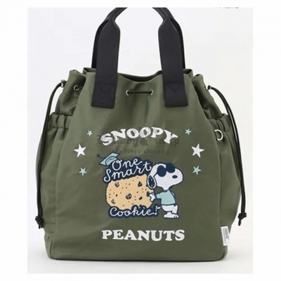 Snoopy x Y'SACCS聯名附絨毛掛包束口2way斜背包