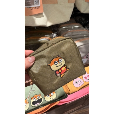 西村裕二刺繡方形收納包