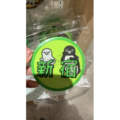 Suica企鵝橡膠杯墊
