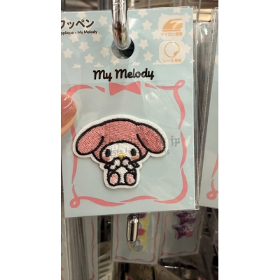 DAISO X Sanrio可直貼燙布貼
