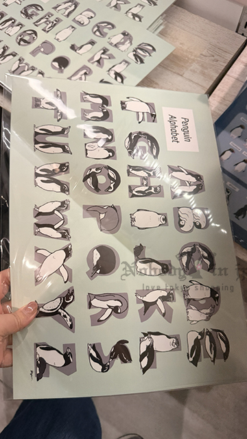 企鵝市集期間限定展B4可吸附插畫海報
