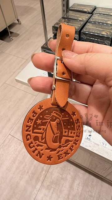 企鵝市集期間限定展皮革行李吊牌