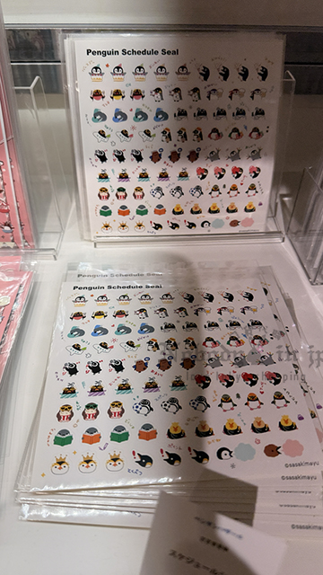 企鵝市集期間限定展多款小貼紙組