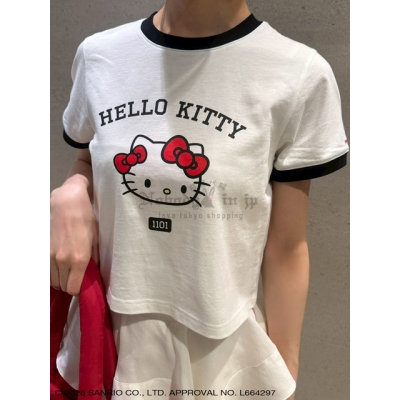 Sanrio house拼色圓領短袖上衣