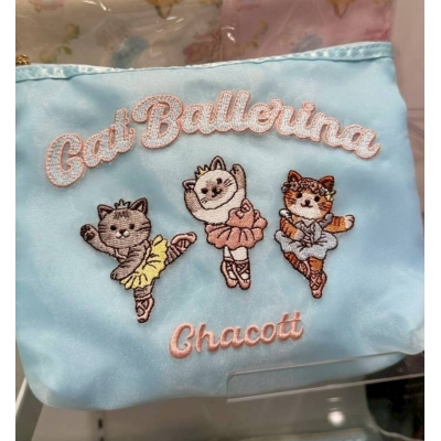 Chacott芭蕾舞專賣店貓咪舞者薄紗手拿包