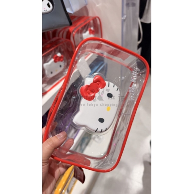 Sanrio透明PVC收納拉鍊包