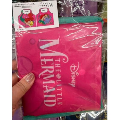 迪士尼通販雙面圖案折疊購物袋