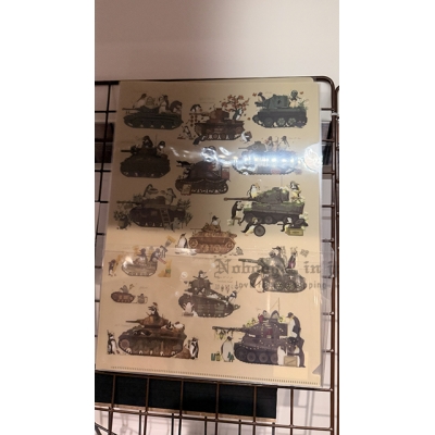 企鵝市集期間限定展A4資料夾