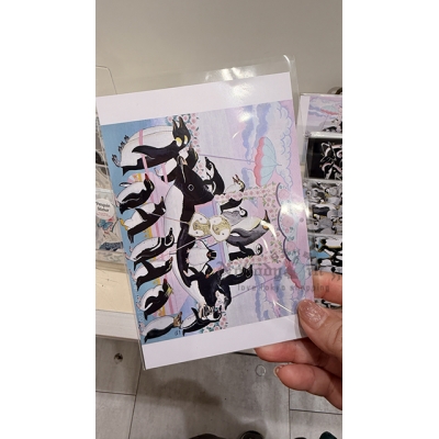 企鵝市集期間限定展單入明信片