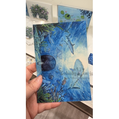 企鵝市集期間限定展單入明信片