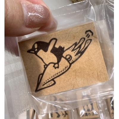 企鵝市集期間限定展橡皮印章