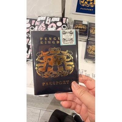企鵝市集期間限定展燙金護照本
