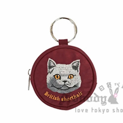 可愛動物刺繡登山扣掛包 特價