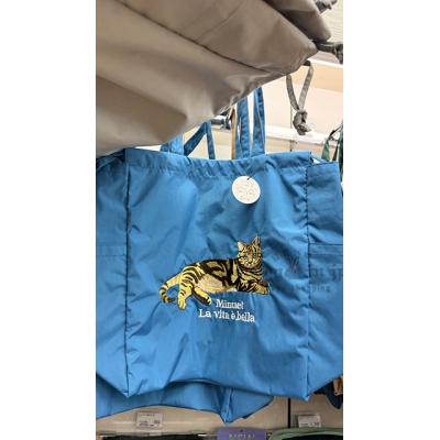 可愛動物刺繡束口肩背包 特價