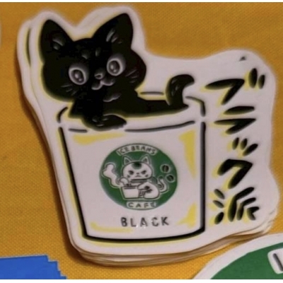 飛び猫商店造型貼紙