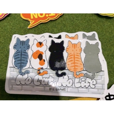 飛び猫商店造型貼紙