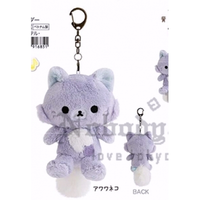 San-X懶熊新朋友アワワネコ絨毛吊飾 特價-此為預約品10月出貨