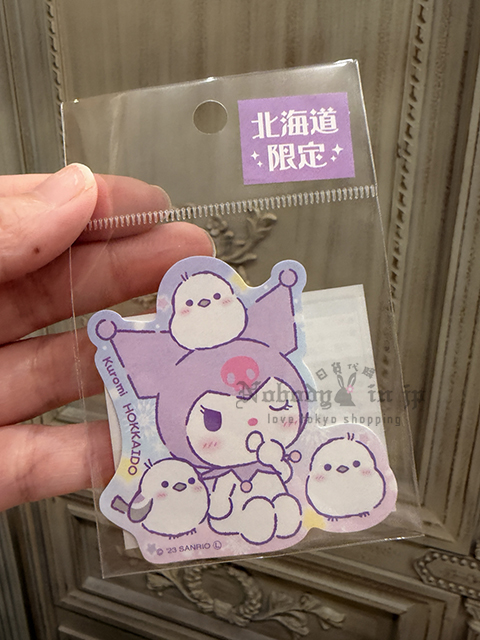 北海道限定北長尾山雀xSanrio聯名造型貼紙 現貨