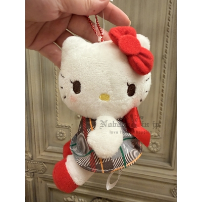 北海道小樽限定kitty cafe絨毛吊飾 現貨