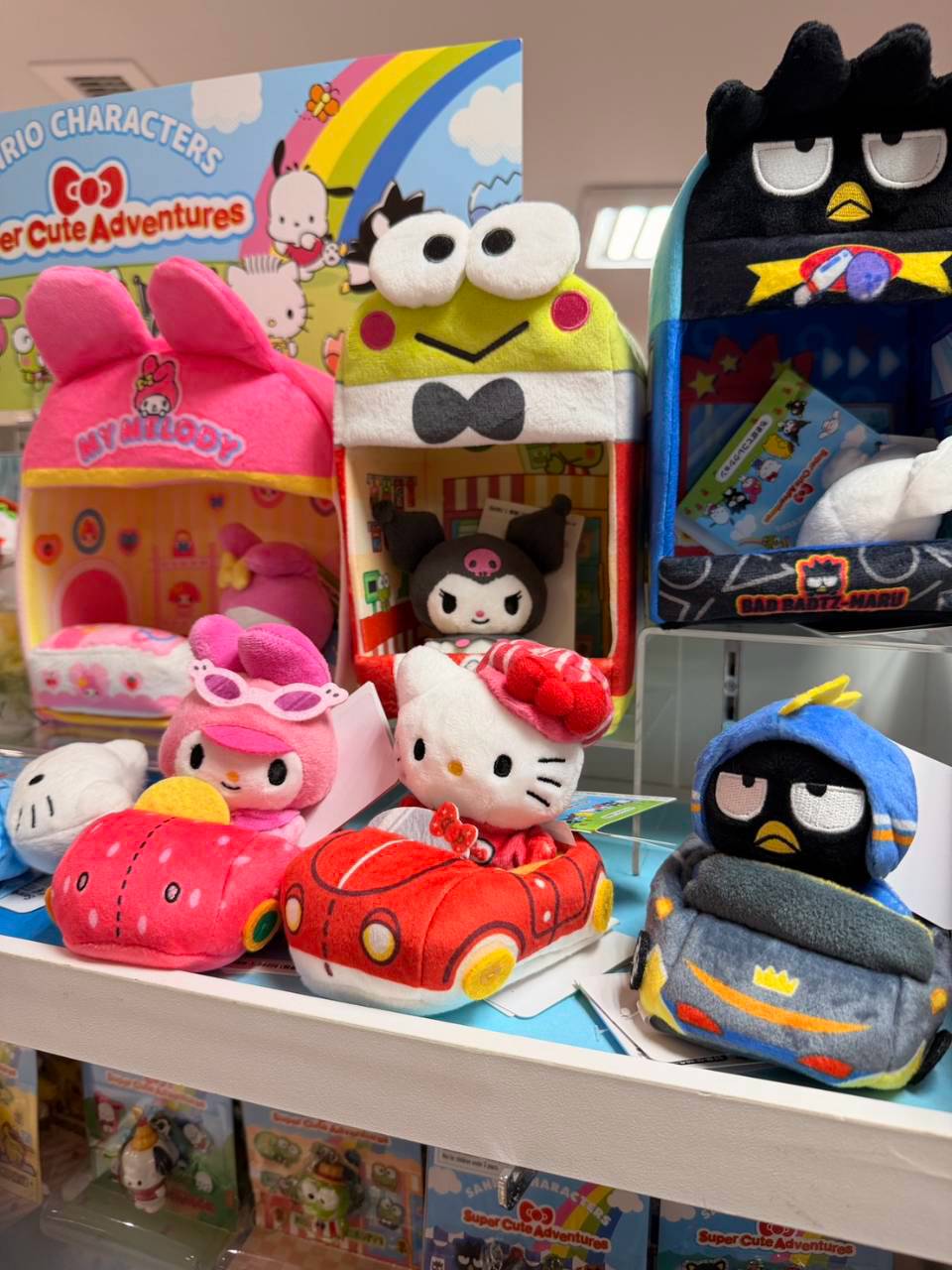 Sanrio 超級可愛大冒險系列汽車絨毛娃娃