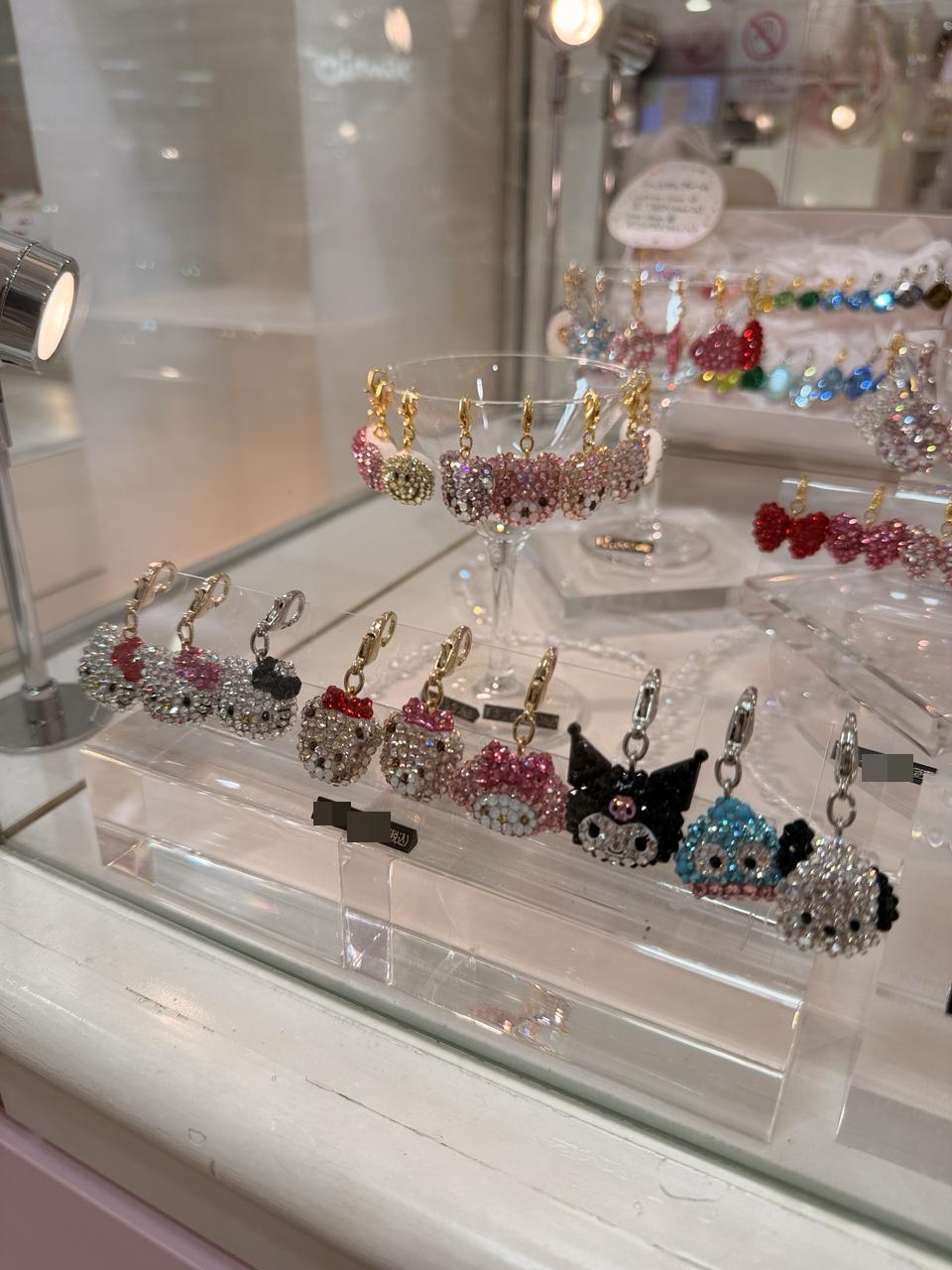 Sanrio角色大頭水鑽掛勾