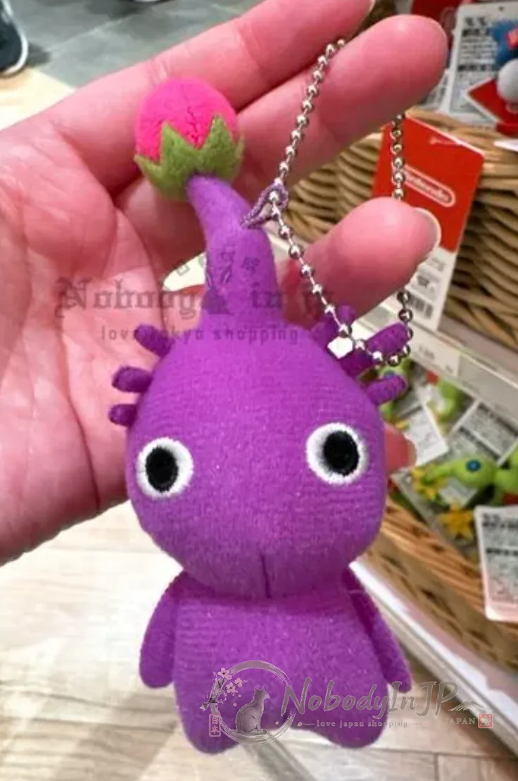 任天堂皮克敏PIKMIN迷你絨毛珠錬吊飾