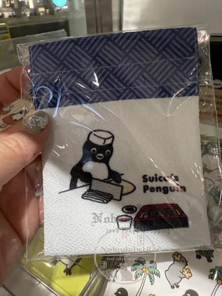 Suica企鵝日本製迷你束口袋