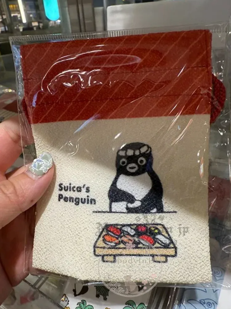 Suica企鵝日本製迷你束口袋