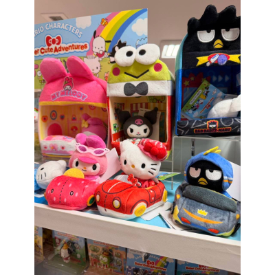 Sanrio 超級可愛大冒險系列汽車絨毛娃娃