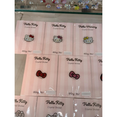 Sanrio 水鑽點綴透明貼紙
