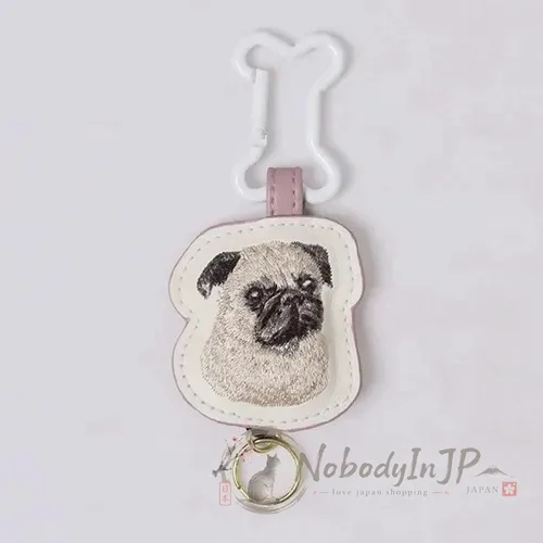 FLOWERING犬系刺繡伸縮繩吊飾 特價