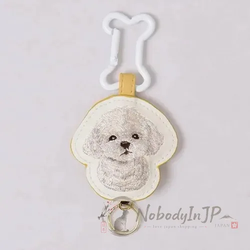 FLOWERING犬系刺繡伸縮繩吊飾 特價