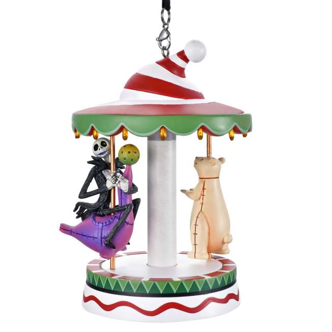 ジャック・スケリントン オーナメント カルーセル Tim Burton's The Nightmare Before Christmas Disney Christmas Ornament (3).jpg
