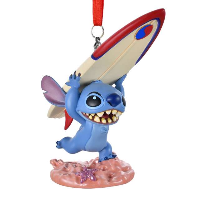 スティッチ オーナメント サーフボード Disney Christmas Ornament.jpg