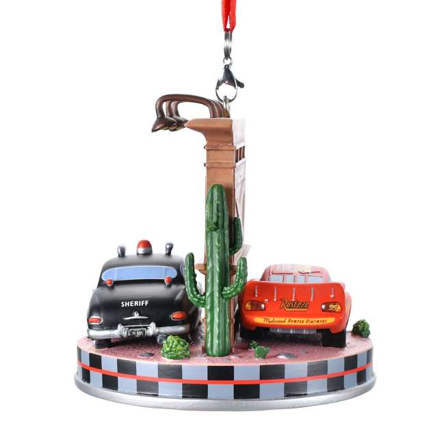 ライトニング・マックィーン＆シェリフ オーナメント Disney Christmas Ornament (11).jpg