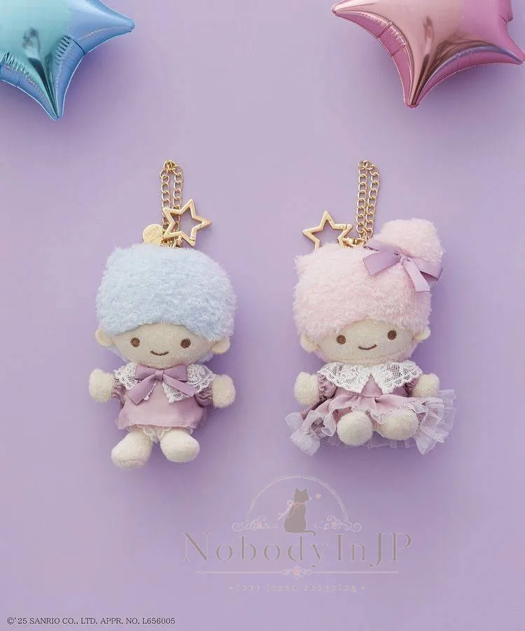 Maison de FLEUR x Sanrio kikilala 系列絨毛吊飾
