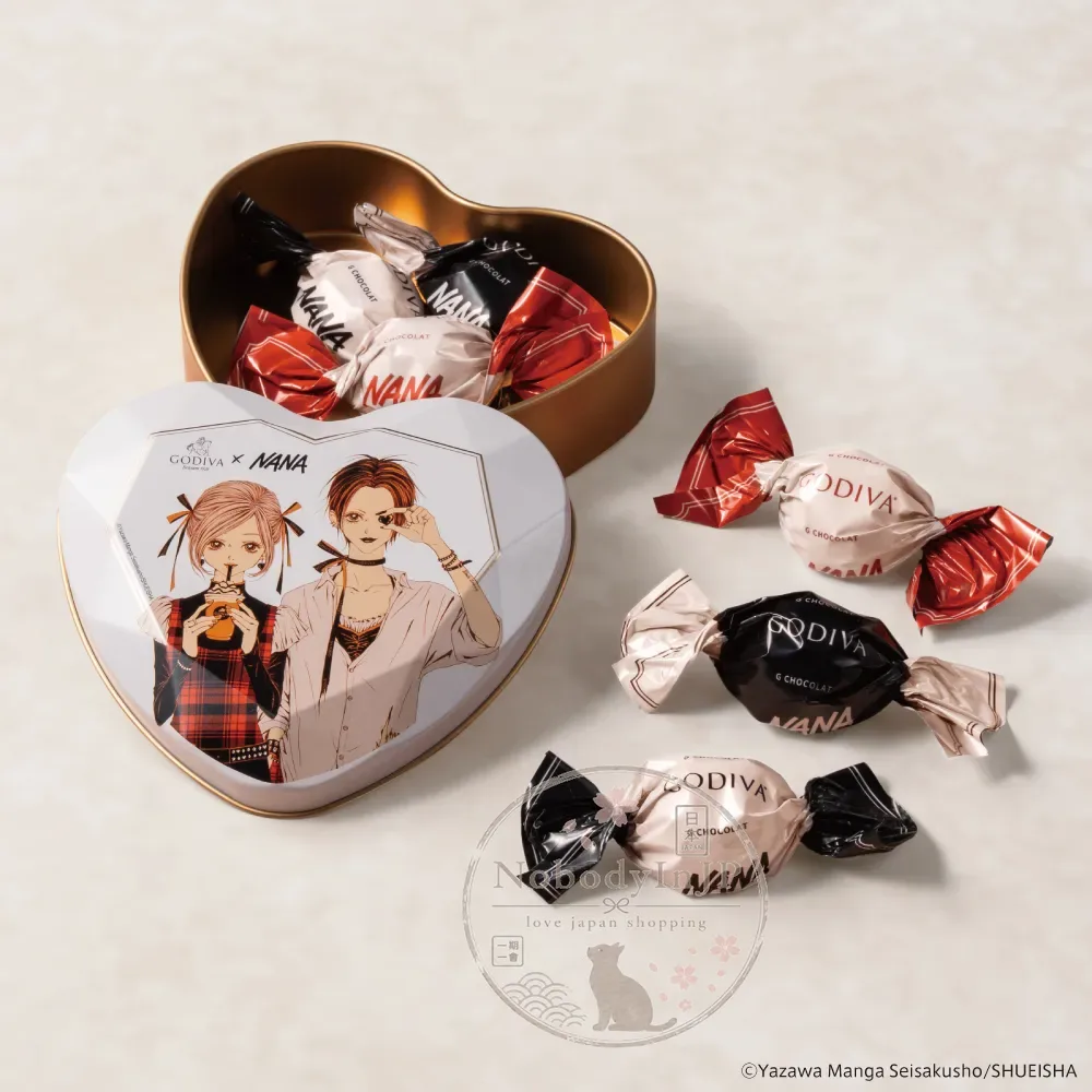 GODIVA x NANA 聯名6入巧克力鐵盒