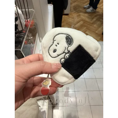 史努比 PEANUTS 東京車站限定御飯糰絨毛掛包