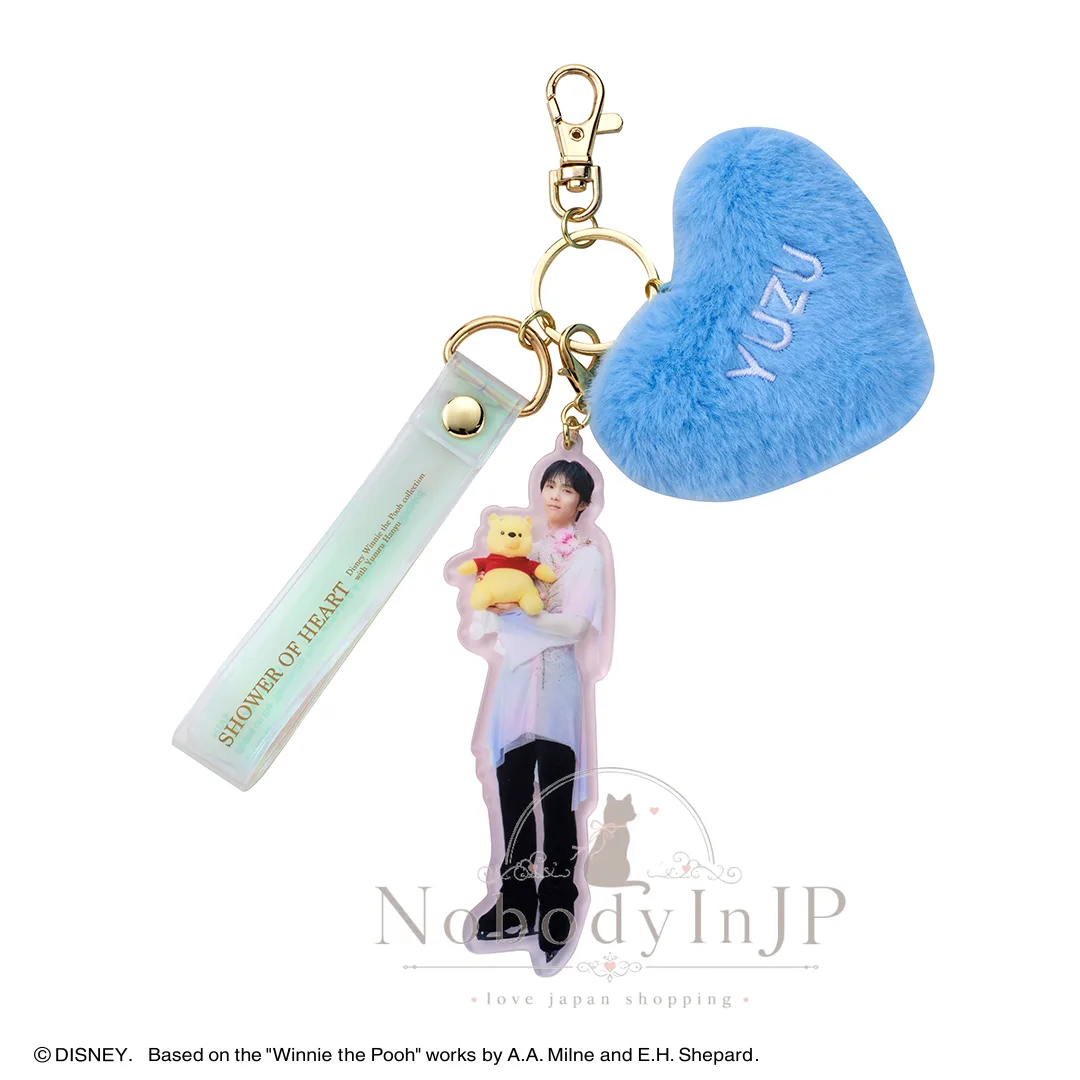 羽生結弦x維尼聯名數量限定三連吊飾