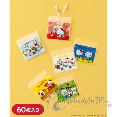3COINS x kitty聯袋六種圖案60枚入