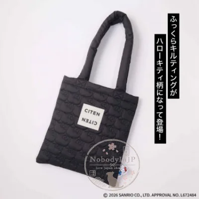 寶島社 x CITEN x Hello Kitty 絎縫肩背包