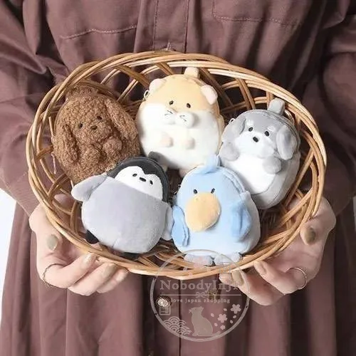 Pukumaru蓬鬆柔軟動物掛包 特價