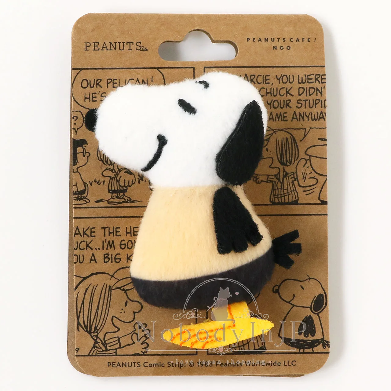PEANUTS cafe史努比鵜鶘隊系列絨毛別針