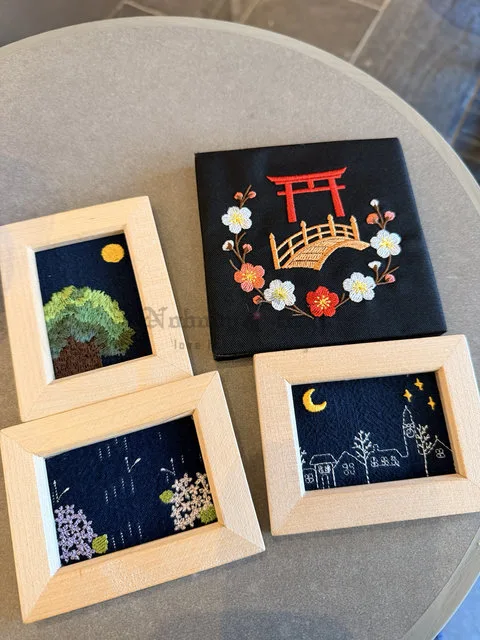 吉卜力宮崎駿橡子之森限定刺繡掛框(VIP下標限定請勿自行下單)